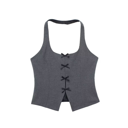 Gray Vest Top